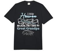Saber Que el Cielo es Hermoso Lugar Tienen a mi bisabuelo Comfort Colors Adult Heavyweight T-Shirt