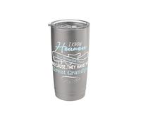 Saber que el cielo es hermoso lugar tienen a mi bisabuelo Vaso térmico de acero inoxidable de doble pared