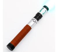 Saberforms Sable de luz de duelo con 12 colores RGB, 16 fuentes de sonido y control de movimiento, sables de luz Force FX con mango de metal de alta calidad y hoja reemplazable, sables de luz para