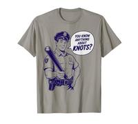 Sabes Cualquier Cosa sobre Nudos Divertido diseño Retro de Juegos de Palabras Camiseta