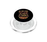 ¿Sabes lo Que es Realmente Aterrador? Divertido Embarazo de Halloween PopSockets PopGrip para MagSafe