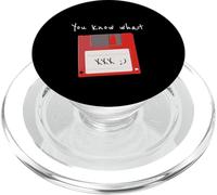 Sabes lo Que guardo Disquete Retro guiño Divertido PopSockets PopGrip para MagSafe