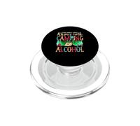 Sabes lo Que rima con Camping y Alcohol Vino PopSockets PopGrip para MagSafe