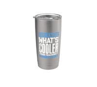 Sabes qué es más genial que enseñar senderos para correr Vaso térmico de acero inoxidable de doble pared