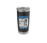 Sabes qué es más genial que enseñar senderos para correr Vaso térmico de acero inoxidable de doble pared