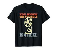 Sabes Que la Lucha es 4 Reel Camiseta gráfica económica