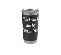 Sabes que me gusta mi pollo frito Vaso térmico de acero inoxidable de doble pared