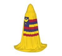 SABFWF Capa con capucha con estampado de bandera del Reino de Hawái para hombre, capa de mago con capucha, perfecta para Halloween y cosplay