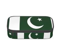 SABFWF Estuche multifuncional con estampado de bandera de Pakistán, perfecto para estudiantes, profesionales y viajeros por igual, Black, Talla única, Neceser de maquillaje