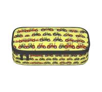 SABFWF Green Fields Farming Machine - Estuche multifuncional para bolígrafos, perfecto para estudiantes, profesionales y viajeros por igual, Black, Talla única, Neceser de maquillaje