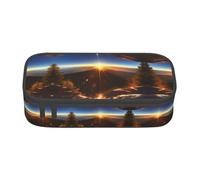 SABFWF Shining Overlook - Estuche multifuncional para bolígrafos, perfecto para estudiantes, profesionales y viajeros por igual, Black, Talla única, Neceser de maquillaje