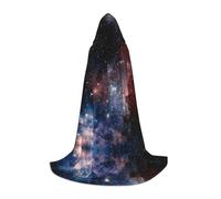 SABFWF Universe Milky Way - Capa con capucha con estampado de galaxia para hombre, capa de mago con capucha, perfecta para Halloween y cosplay