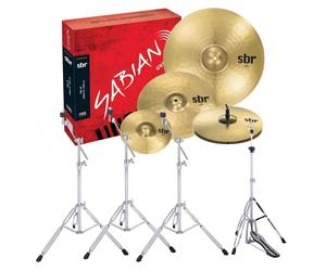 Sabian SBR Promo Cymbal Set with 10" Splash and Stands