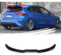 SABIB Alerón Trasero del Coche para Ford Focus MK4 ST-Line 2019 2020 2021,ABS Antiarañazos Maletero del Coche Alerón Embellecedores Accesorios,A/Black