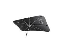 SABIB Parasol Coche Delantero para Mercedes CLA,UV Protección Plegable Lunas Delanteras Cortina Reflectante Accesorios Automóviles,A/Black