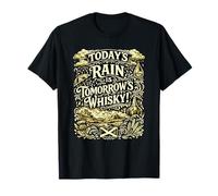 Sabiduría Escocesa sobre la Lluvia y el Whisky Camiseta