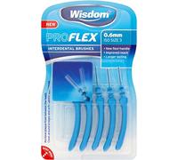 Sabiduría Pro Flex cepillo interdental - 0,60 mm azul - 5 cepillos por paquete
