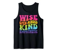 Sabio de Mente Abierta Amable empático Camiseta sin Mangas