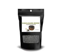 Sabja/Basil Se.eds/for Weight Loss (Raw Seed), Se.eds for Eating,Low calories, High Fiber & Omega 3 & powerhouse of Nutrients Seeds Tukmaria -100gms