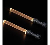 Sable de luz blanca cálida compatible con iluminación Lego DIY/MOC (2 unidades), sable de luz compatible con Lego and Other Major Brand Bricks