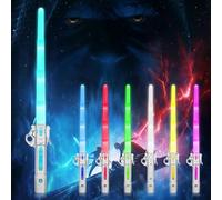 Sable De Luz, Espada Láser de Juguete,Sable luz niños,Sable de luz Juguete,Juguete de Luminosos,Juguetes Luminosos con LED,LED Niños Fiesta Luminoso Juguetes (Plata)