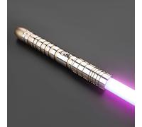 Sable de luz G4E con aplicación Bluetooth, oscilación suave, 16 fuentes de sonido, cambio de color RGB infinito, control de movimiento. RGB v3.0 mejorado. Sable de luz para adultos y cosplay, RGB de 2