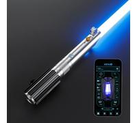 Sable láser G4E con aplicación Bluetooth, swing fluido, 16 fuentes de sonido, cambio de color RGB infinito, control de movimiento. Sable láser RGB v3.0 mejorado para adultos y cosplay.