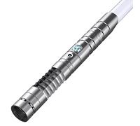 Sable láser, Sable de luz, 7 Modos Sonido RGB 12 Colores cambiables con empuñadura Metal, sables, Force FX Heavy Dueling Light Sabre Sword Toy for Adultos y niños Regalo