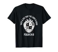 Sabor Divertido y Ver Que el Señor es Bueno Diciendo Camiseta