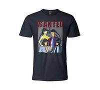 Sabor srl Camiseta Lupin III - Camiseta De Algodón Arsène Lupin Gentleman Thief - Camisa Unisex para Hombre Y Mujer - Camisa De Anime (FR/ES, Letras, M, Regular, Regular, Azul)
