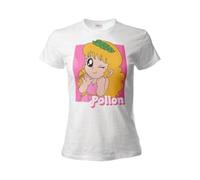 Sabor srl Camiseta Pollon. Camiseta Mujer con impresión Frontal. Camiseta Blanca de algodón. (FR/ES, Letras, XL, Regular, Regular, Blanco)