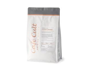SABOREATE Y CAFE THE FLAVOUR SHOP Café 100% Arábica En Grano Aromatizado Sabor Naranja y Chocolate 1 Kilogramo.