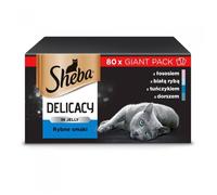 Sabores de pescado Sheba Delicacy en gelatina 80x85 g