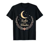 Sabr Y Shukr Islam Islámico Musulmán Paciencia Hombres Mujeres Niños Camiseta