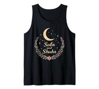 Sabr Y Shukr Islam Islámico Musulmán Paciencia Hombres Mujeres Niños Camiseta sin Mangas