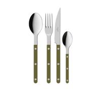 SABRE Paris Juego de cubiertos Bistrot solid. 4 piezas Helecho verde