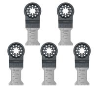 SabreCut 5pcs SCFN35J_5 35mm x 40mm 14 TPI Grueso Diente Hojas multitool | Compatible con Bosch, Fein (Non-StarLock), hojas gruesas para cortes rápidos