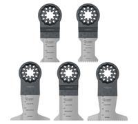SabreCut 5pcs SCFNK5 Hojas multiherramienta Larga vida | Compatible con Bosch, Fein (Non-StarLock), hojas HSS bimetal cortan madera, metal y clavos