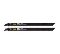 SabreCut SCRS1213AWP - 2 hojas de sierra de sable (300 mm, 5 TPI S1213AWP, corte rápido, lana, corcho, cuero y cartón, compatible con Bosch Dewalt Makita y muchos otros