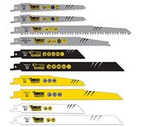 SabreCut SCRSK10C - Juego de 10 hojas de sierra de sable para Bosch Dewalt Makita y muchos otros modelos (S610DF S644D S922BF S922HF S1110DF S1122HF S1122BF S1531L S2345X, madera y metal)