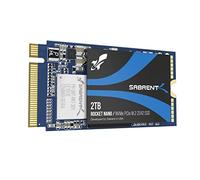 SABRENT 2242 M.2 NVMe SSD 2TB, SSD Interno 2500 MB/s de Lectura, 42 mm PCIe 3.0 X4, Unidad de Estado sólido Interno, Alto Rendimiento Compatible con Todos los PCs, NUCs y portátiles (SB-1342-2TB)