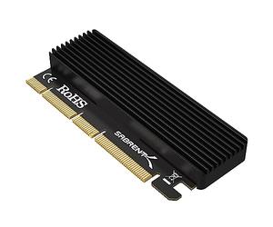 SABRENT Adaptador PCIE 3.0 X16/X8/X4 Express a M.2 NVMe SSD | con Almohadilla Térmica y Disipador Termico | Llave M SSD 2230/2242/2260/2280 | [EC-PCIE]