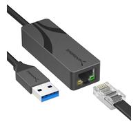 SABRENT Adaptador USB 3.0 a 2.5 Gigabit Ethernet - USB-A a 2.5GbE - Carcasa de Aluminio, Plug-and-Play, Compatible con Versiones Anteriores de 10/100/1000/2500 Mbps, Alimentado por Bus (NT-UA25)