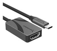 SABRENT Adaptador USB Tipo-C a HDMI 8K - 8K@30Hz y 4K@120Hz, HDR10/Dolby Vision, VRR FreeSync, Compatible con Portátiles Tabletas Smartphones Consolas Juegos Portátiles, Diseño de Aluminio (DA-CH8K)