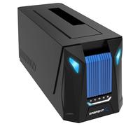 SABRENT Base de conexión USB C para SSD y HDD M.2 PCIe/NVMe y SATA de 2,5/3,5 Pulgadas con clonación sin conexión [DS-UNHC]