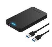 SABRENT Carcasa Discos Duros SATA SSD/HDD de 2,5" de Alta Velocidad 5Gbps | USB 3.0 | UASP | No Requiere Herramientas | Plug and Play [EC-UASP]