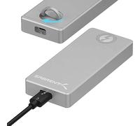 SABRENT Carcasa M.2 MVMe SSD Thunderbolt 3 | Velocidades hasta 1600MBps | Llave M 2280 SSD | Instalación sin Herramientas | Soporta UASP Y T.R.I.M [EC-T3NS]