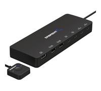 SABRENT Conmutador USB Tipo-C KVM de 2 puertos con opción de suministro de energía de 60 vatios (USB-KCPD)