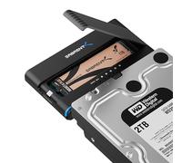 SABRENT Convertidor USB 3.2 Tipo C para M.2 PCIe NVMe y Discos Duros (HDD) y Sólidos (SSD) de 2.5 y 3.5 Pulgadas [DS-UCMH]