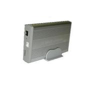 Sabrent EC-ESTS Caja para Disco Duro Externo 3.5" Gris - Disco Duro en Red (3.5", 0,5 TB, Gris, Aluminio, Windows 98/98SE/ME/2000/XP/Vista Mac OS 8.6, 3Gbps)